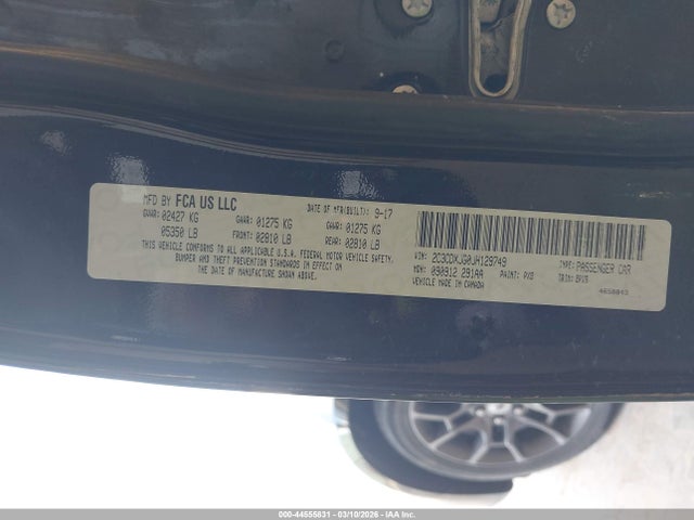 Dodge Charger Gt Awd 2018 2C3CDXJG0JH129749 Image 9