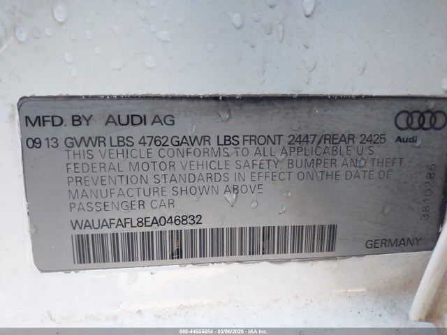 2014 AUDI A4 WAUAFAFL8EA046832 Photo 8