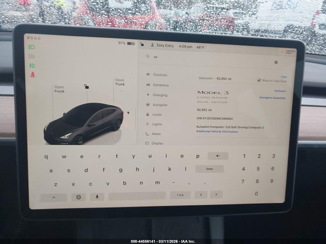 2022 TESLA MODEL 3 5YJ3E1EB5NF266993 Photo 6