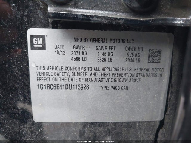 2013 CHEVROLET VOLT 1G1RC6E41DU113928 Photo 8