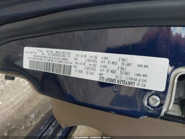 Aukcja sprzedaży 2015 Chrysler Town & Country Touring-l, vin: 2C4RC1CG8FR629369, numer aukcji: 44556264