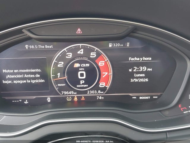 Продажа на аукционе авто 2018 Audi Sq5 3.0t Premium Plus, vin: WA1A4AFYXJ2165968, номер лота: 44556270