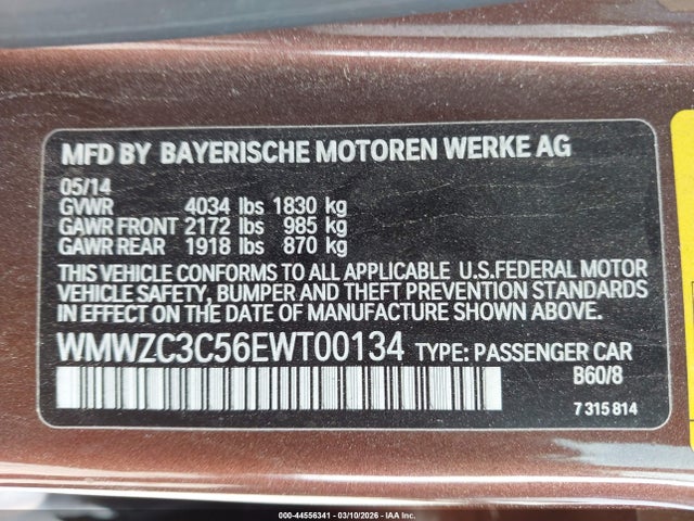 2014 MINI COUNTRYMAN WMWZC3C56EWT00134 Photo 8