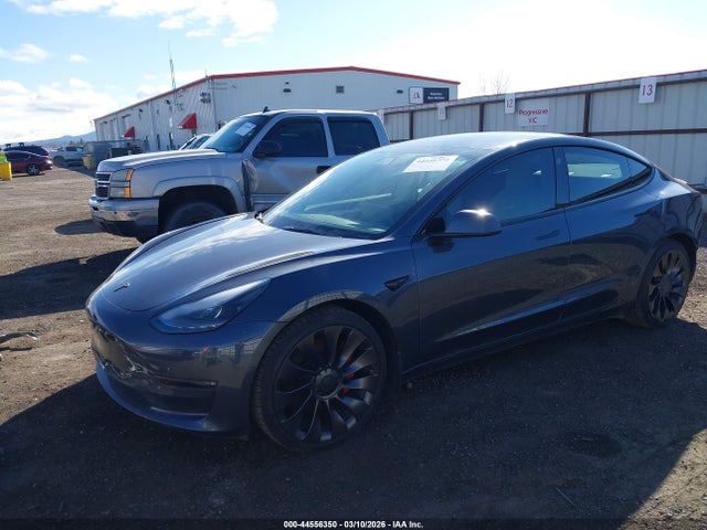 44556350 :رقم المزاد ، 5YJ3E1EC4NF134929 vin ، 2022 Tesla Model 3 Performance Dual Motor All-wheel Drive مزاد بيع
