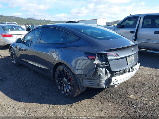 44556350 :رقم المزاد ، 5YJ3E1EC4NF134929 vin ، 2022 Tesla Model 3 Performance Dual Motor All-wheel Drive مزاد بيع