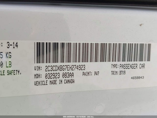 Dodge Charger Se 2014 2C3CDXBG7EH274923 Image 9