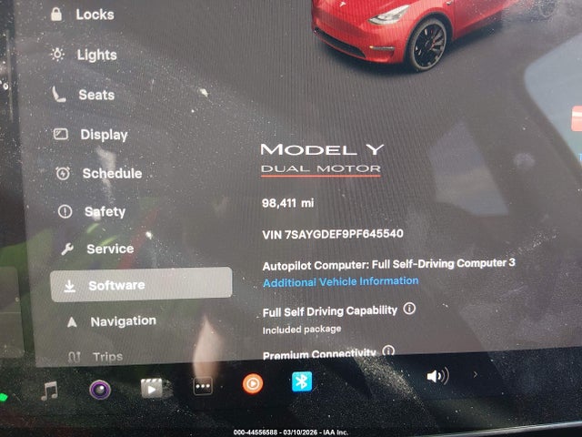7SAYGDEF9PF645540 Tesla Model Y Performance Dual Motor All-wheel Drive