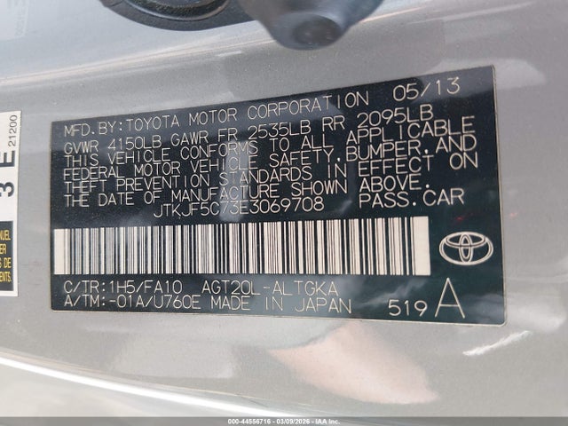 JTKJF5C73E3069708 Scion TC