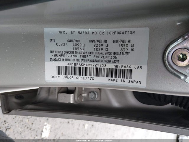 Mazda Mazda3 2.5 S Select Sport 2024 JM1BPAKM4R1721858 Image 9