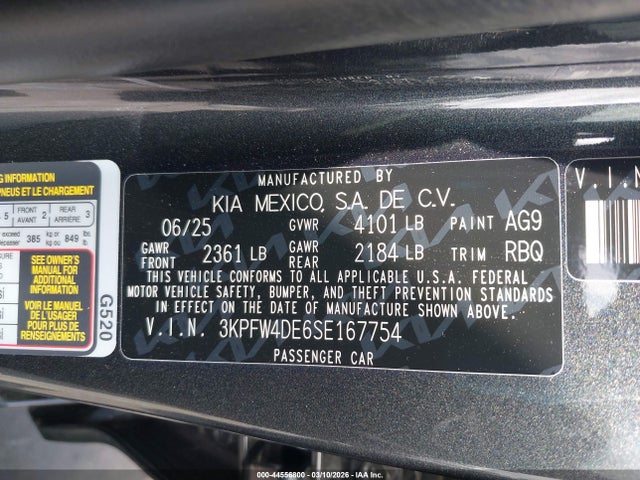 KIA K4 Gt-line 2025 3KPFW4DE6SE167754 Image 9