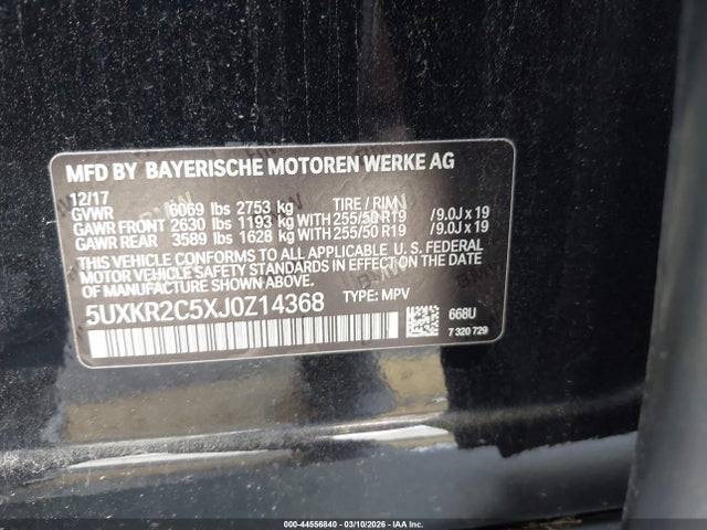 5UXKR2C5XJ0Z14368 BMW X5 Sdrive35i