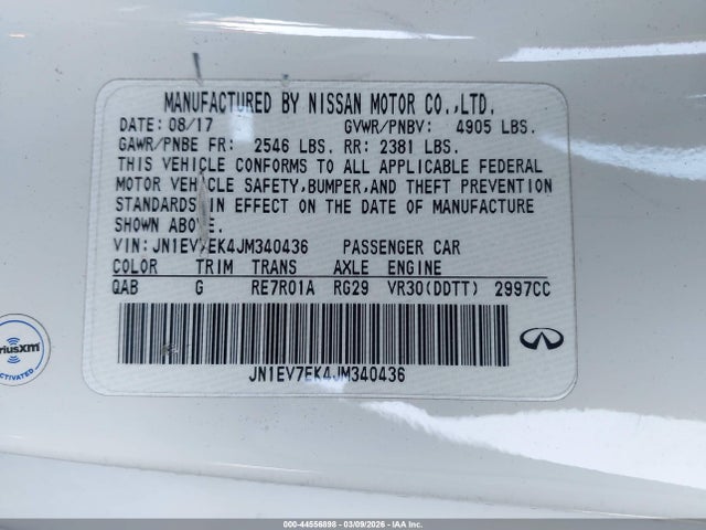 2018 INFINITI Q60 JN1EV7EK4JM340436 Photo 8