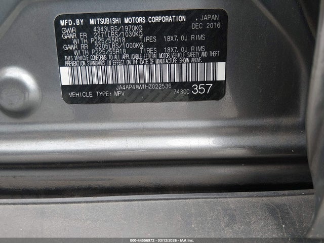 2017 MITSUBISHI OUTLANDER SPORT JA4AP4AW1HZ022536 Photo 8