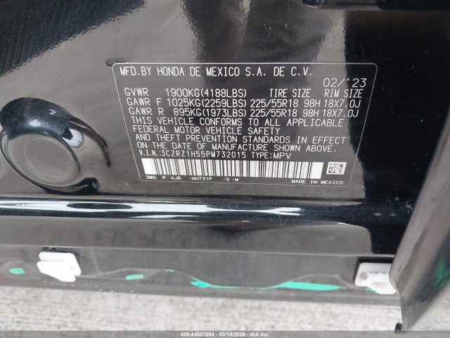 2023 HONDA HR-V 3CZRZ1H55PM732015 Photo 8