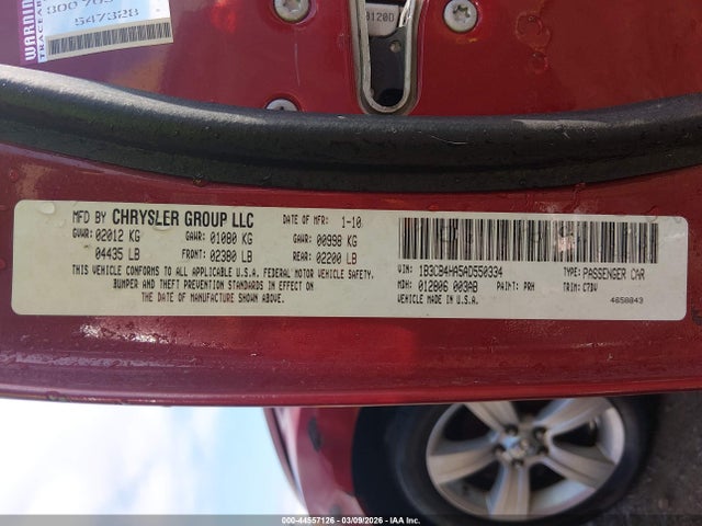 Продажа на аукционе авто 2010 Dodge Caliber Sxt, vin: 1B3CB4HA5AD550334, номер лота: 44557126