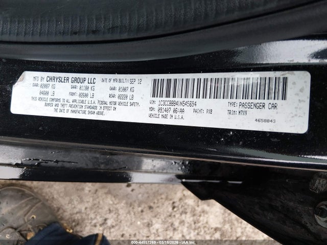 Продаж на аукціоні авто 2013 Chrysler 200 Touring, vin: 1C3CCBBB4DN545694, номер лоту: 44557269