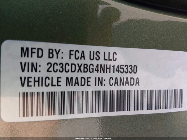 Продажа на аукционе авто 2022 Dodge Charger Sxt Rwd, vin: 2C3CDXBG4NH145330, номер лота: 44557411