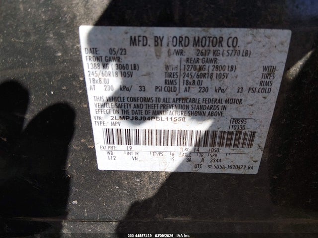 2023 LINCOLN NAUTILUS 2LMPJ8J94PBL11558 Photo 8