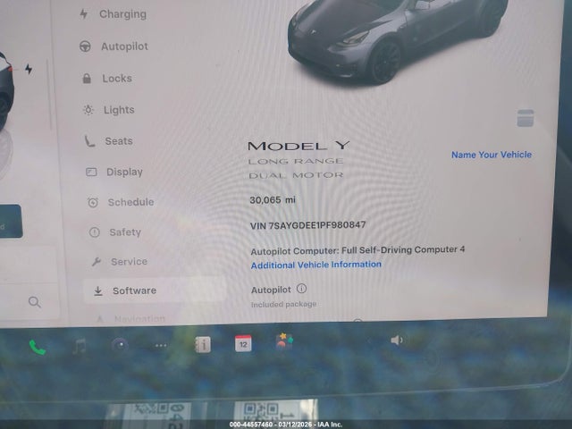 2023 TESLA MODEL Y 7SAYGDEE1PF980847 Photo 6