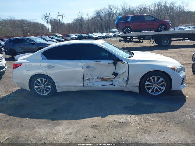 44557465 :رقم المزاد ، JN1BV7AR4EM704110 vin ، 2014 Infiniti Q50 Premium مزاد بيع