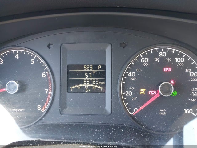 44557642 :رقم المزاد ، 3VWDZ7AJ3BM097019 vin ، 2011 Volkswagen Jetta 2.5l Se مزاد بيع