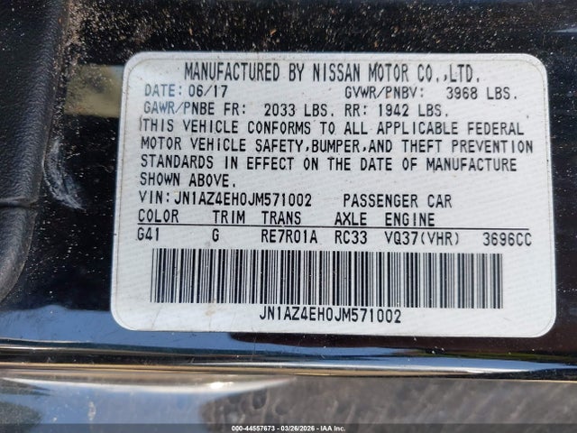 2018 NISSAN 370Z JN1AZ4EH0JM571002 Photo 8