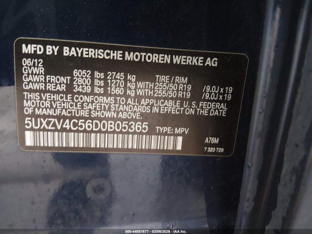 2013 BMW X5 5UXZV4C56D0B05365 Photo 8