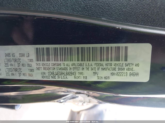 2017 JEEP WRANGLER UNLIMITED 1C4BJWEG0HL602843 Photo 8