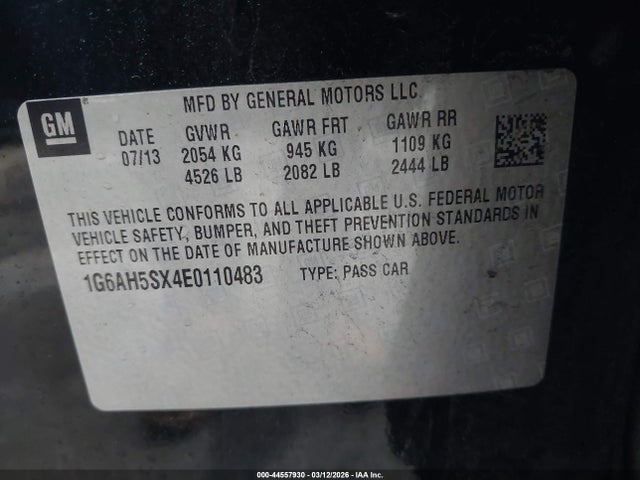2014 CADILLAC ATS 1G6AH5SX4E0110483 Photo 8