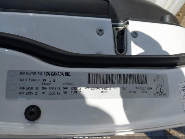 Продаж на аукціоні авто 2016 Chrysler 300 Touring, vin: 2C3CCARGXGH262712, номер лоту: 44557945