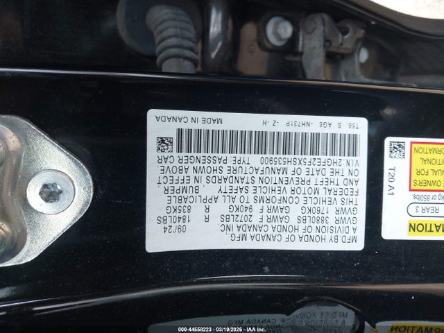 Honda Civic Sport 2025 2HGFE2F5XSH535900 Image 9