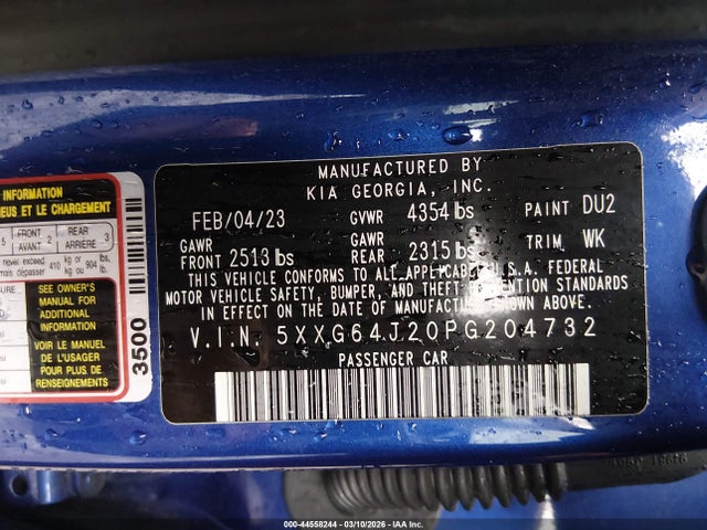 2023 KIA K5 5XXG64J20PG204732 Photo 8