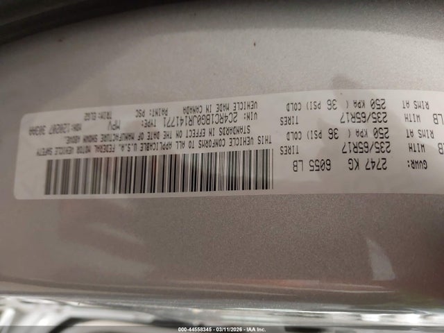 2018 CHRYSLER PACIFICA 2C4RC1BG0JR141771 Photo 8