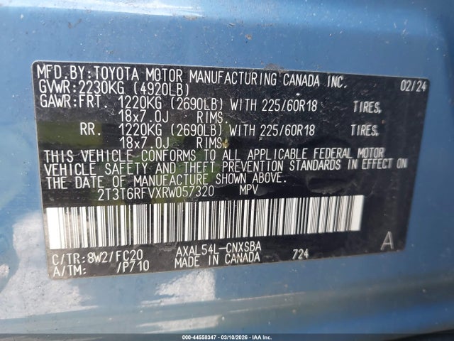 Toyota Rav4 Hybrid Se 2024 2T3T6RFVXRW057320 Image 9