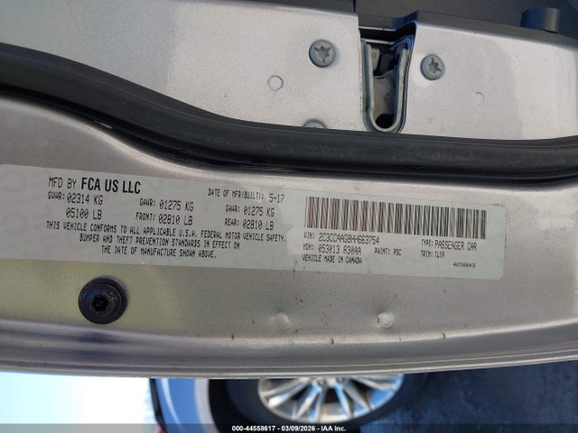 Aukcja sprzedaży 2017 Chrysler 300 Limited, vin: 2C3CCAAG8HH663754, numer aukcji: 44558617
