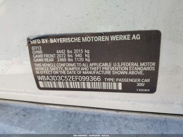 2014 BMW 328D WBA3D3C52EF099366 Photo 8