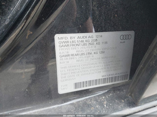 2015 AUDI ALLROAD WA1UFAFL4FA083324 Photo 8