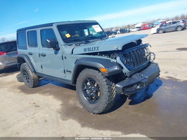 Aukcja sprzedaży 2025 Jeep Wrangler 4-door Willys 4x4, vin: 1C4PJXDN3SW657756, numer aukcji: 44559135