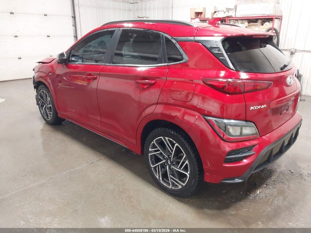 2022 Hyundai Kona N Line მანქანა იყიდება აუქციონზე, vin: KM8K3CA34NU898284, აუქციონის ნომერი: 44559195