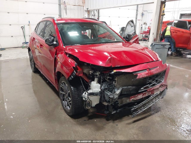 2022 Hyundai Kona N Line მანქანა იყიდება აუქციონზე, vin: KM8K3CA34NU898284, აუქციონის ნომერი: 44559195