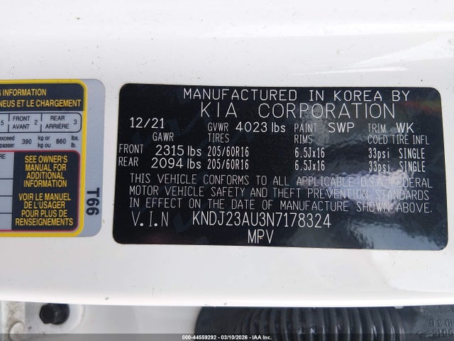 2022 KIA SOUL KNDJ23AU3N7178324 Photo 8