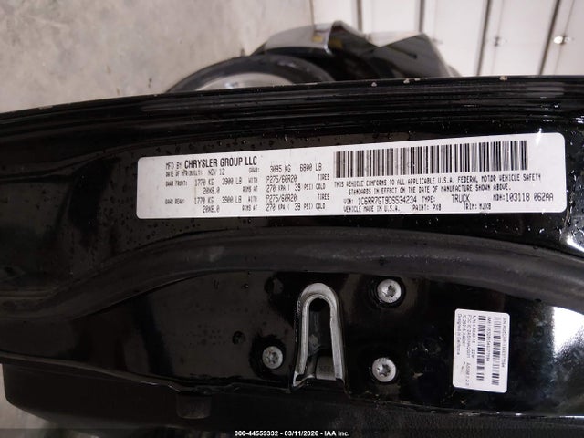 2013 RAM 1500 1C6RR7GT9DS534234 Photo 8