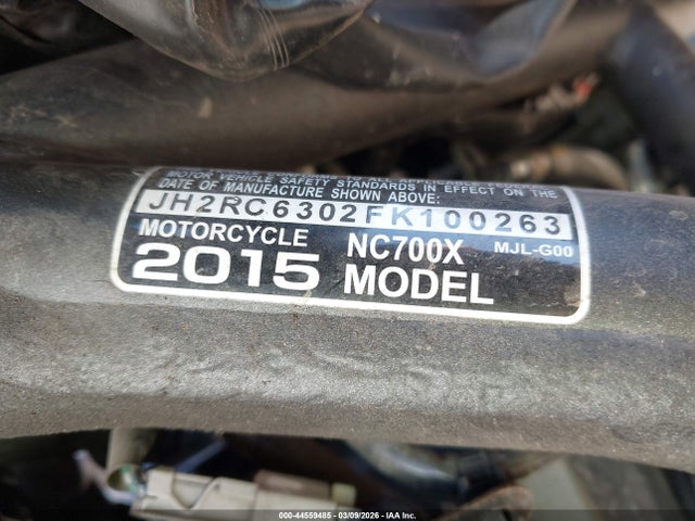 Honda NC700X 2015 JH2RC6302FK100263 Image 10