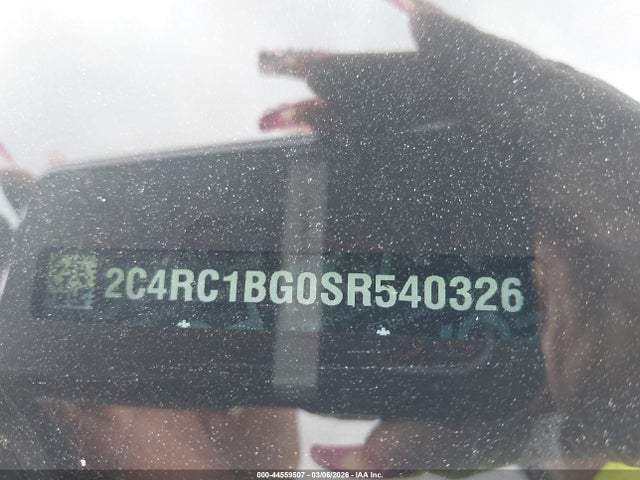 Продажа на аукционе авто 2025 Chrysler Pacifica Select, vin: 2C4RC1BG0SR540326, номер лота: 44559507