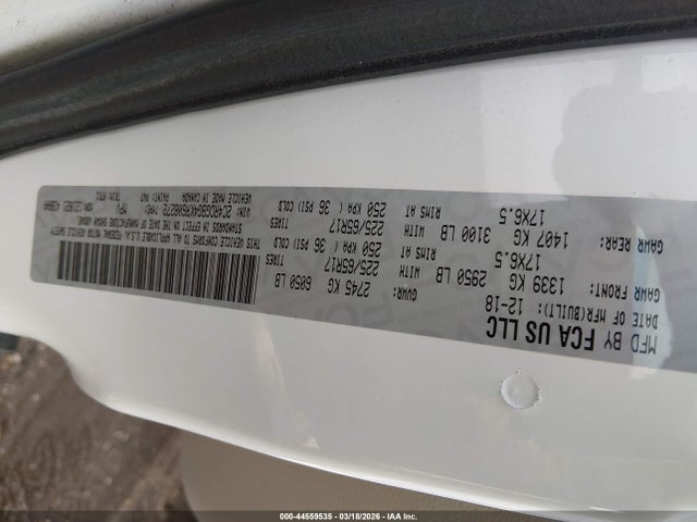 Продажа на аукционе авто 2019 Dodge Grand Caravan Se, vin: 2C4RDGBG4KR608272, номер лота: 44559535