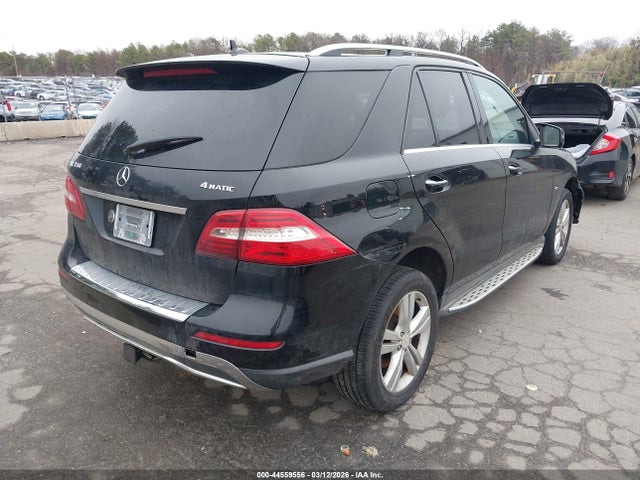 44559556 :رقم المزاد ، 4JGDA5HB9CA017021 vin ، 2012 Mercedes-benz Ml 350 4matic مزاد بيع