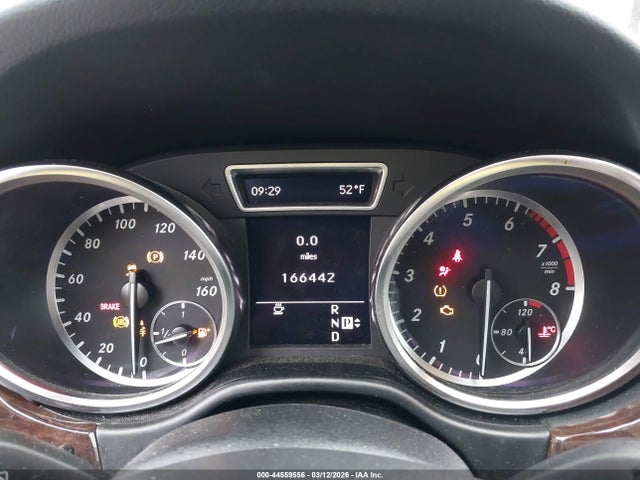 44559556 :رقم المزاد ، 4JGDA5HB9CA017021 vin ، 2012 Mercedes-benz Ml 350 4matic مزاد بيع