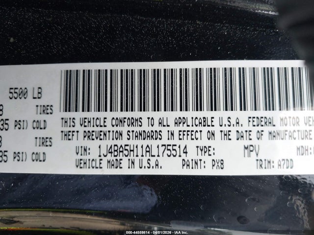 2010 JEEP WRANGLER UNLIMITED 1J4BA5H11AL175514 Photo 8