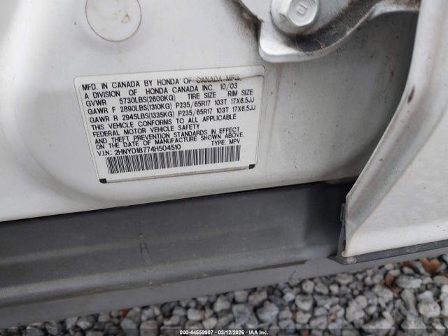 2004 ACURA MDX 2HNYD18774H504510 Photo 8