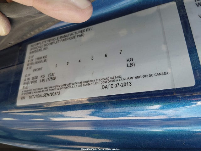 Продаж на аукціоні авто 2014 International 4000 4300, vin: 1HTJTSKL5EH790373, номер лоту: 44560086